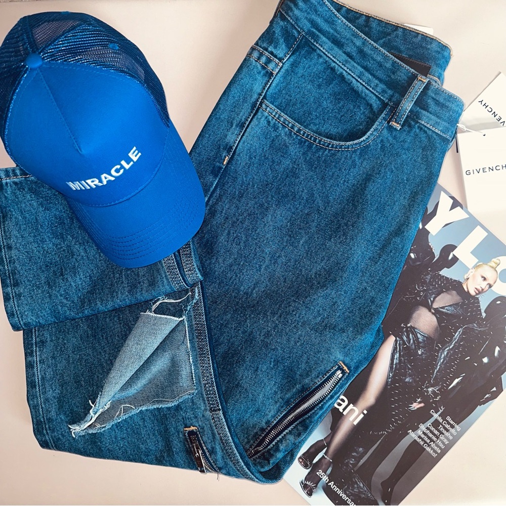GIVENCHY Zipper Detailed Jeans